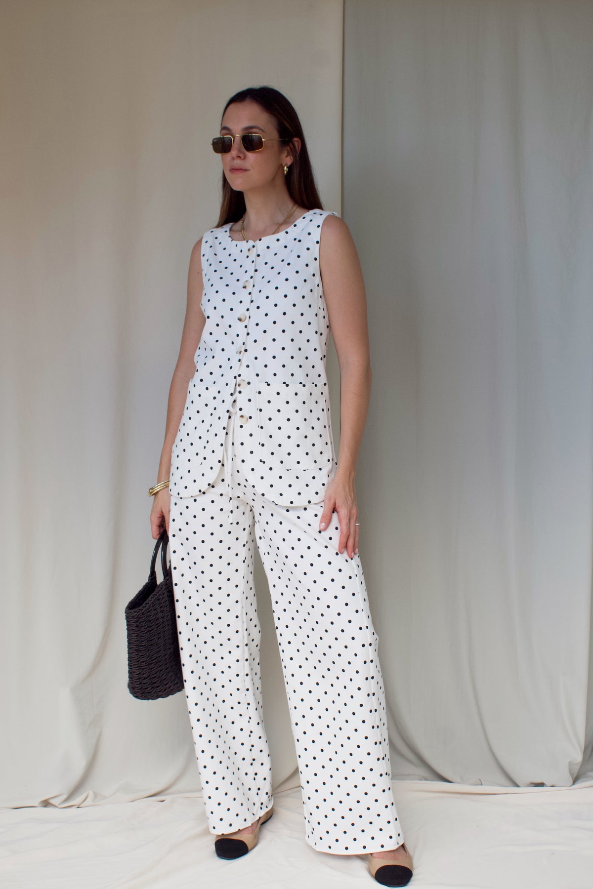 POLKA DOT VEST