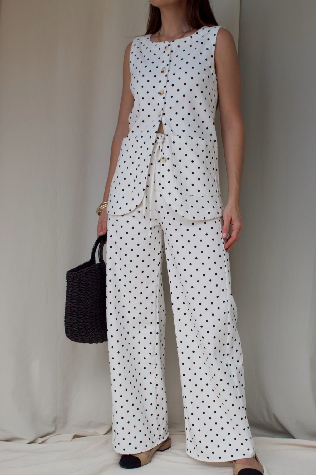 POLKA DOT VEST