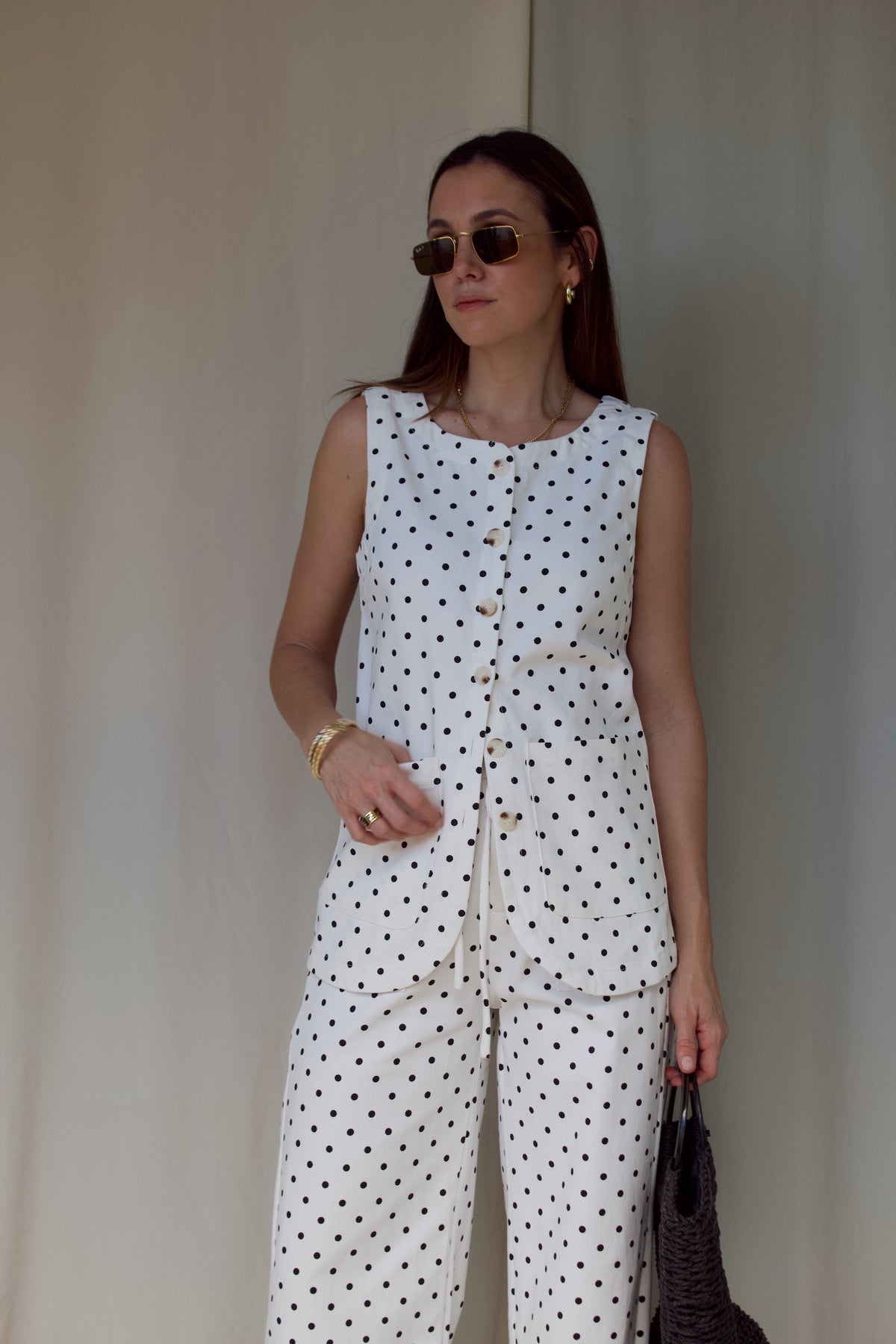 POLKA DOT VEST