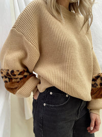 EASTON TAUPE SWEATER