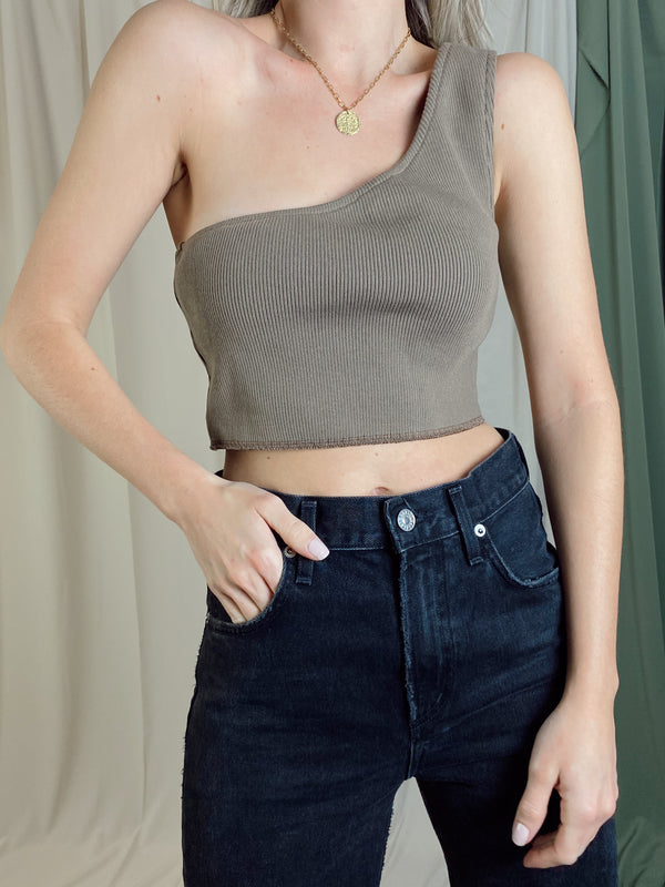 POPPY ONE SHOULDER TOP