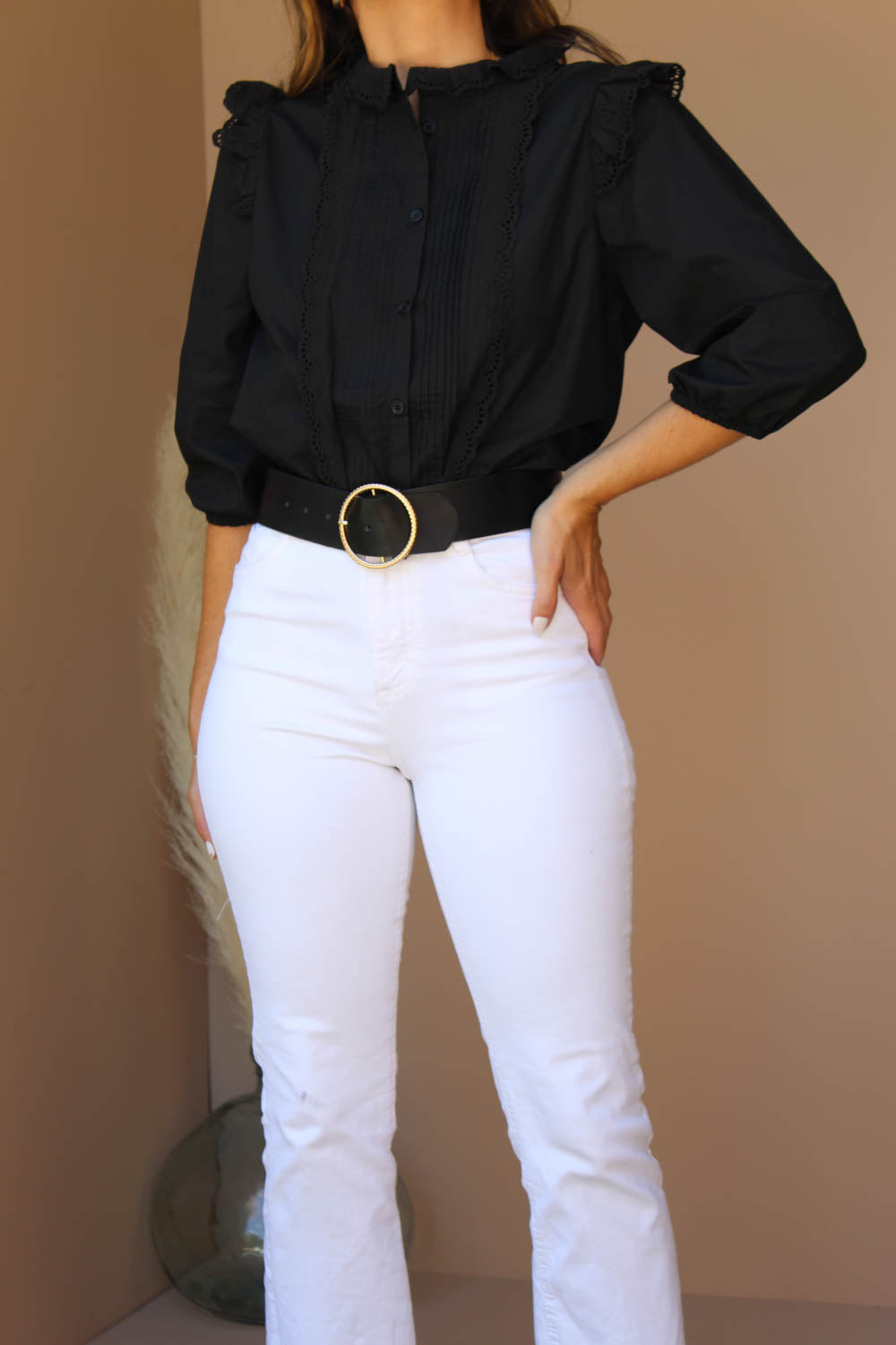 IRIS BUTTON DOWN BLOUSE