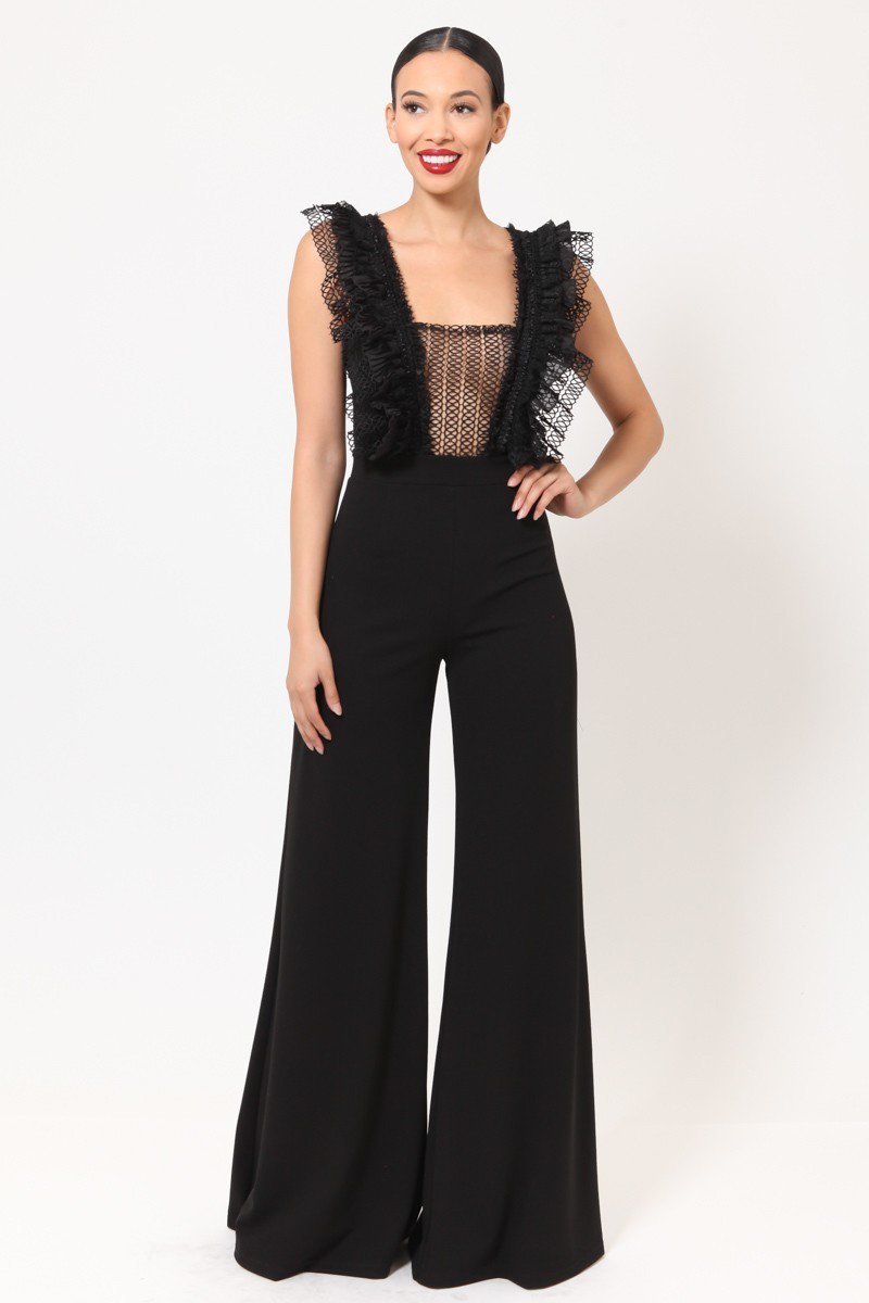 ZIMMI BLACK JUMPSUIT