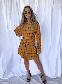 PARKER PLAID DRESS